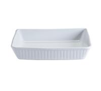 Plat de cuisson four CLASSIC 33 cm, rectangle, blanc, grès, Mason Cash