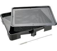 Plaque à rôtir Zenker SRT (env. 39 x 6 x 33 cm) SPECIAL COOKING, cocotte avec fonction innovante pour recueillir le jus de cuisson, plat rectangulaire avec revêtement émaillé, plaque de cuisson avec b