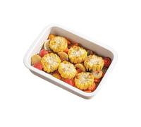 Plat de cuisson Plateau de cuisson en céramique à haute température, plateau vidange d'huile domestique, four vapeur rectangulaire, sens spécial qualité l'assiette poisson cuit la Casserole(1500ml)