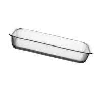 Plat de cuisson rectangulaire en verre borosilicate - Passe au micro-ondes - Transparent - Pour la cuisine, le stockage des aliments, les fruits