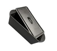 Plat de cuisson rectangulaire flexible en fer forgé 35 x 14 x 12 cm