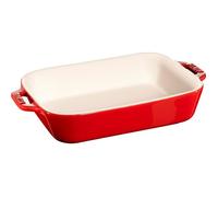 Plat de cuisson - Staub - 405108120 - Céramique - 1,1 L - Rouge - Résistant à la chaleur