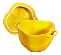 Plat de cuisson - STAUB - Cocotte Spéciale 045 L - Céramique - Jaune - Couvercle inclus