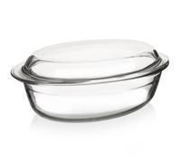 Plat de cuisson - Vilde - Résistant à la chaleur - 33 x 20 x 13 cm - Verre borosilicaté