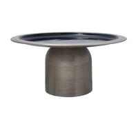 Plat de Présentation Design Leca 29cm Argent & Bleu