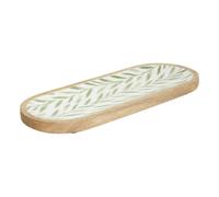 Plat de Présentation en Bois Inaya 40cm Vert Olive