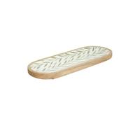 Plat de Présentation en Bois Inaya 40cm Vert Olive