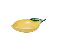 Plat de Présentation en Céramique Citrons 31cm Jaune