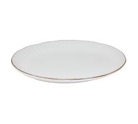 Plat de Présentation en Porcelaine "Daphné" 31cm Blanc
