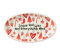 Jolipa Assiette de présentation Bakery Noël 55 cm Rouge