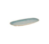 - Plat de Présentation Ovale "Pia" 38cm Bleu