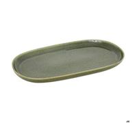 Plat de présentation Terre inconnue vert Kaki L31xp17,5xH2,6cm - Atmosphera Créateur d'intérieur