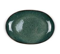 Plat de service 36 x 25 cm, noir/vert, Bitz