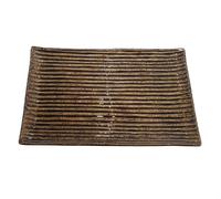 Plat de service CONTOUR 24 x 15 cm, ambre, céramique, MIJ