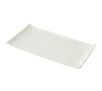 Plat de service CONTOUR 24 x 15 cm, blanc, céramique, MIJ