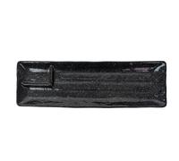 Plat de service CONTOUR 33 x 10,5 cm, bord haut, noir, céramique, MIJ