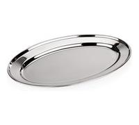 Plat de service en Acier au nickel chrome L 450 mm l 295 mm Was Germany 3 G