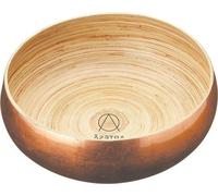 Plat de service Master Class - 26 cm - bambou pressé - laqué - couleur or