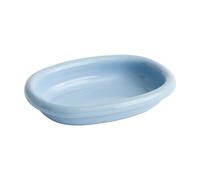 HAY Plat de service ovale Barro Light blue. small 20x27.5 cm