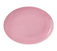 Plat de service RHOMBE 29 x 22 cm, rose, Lyngby