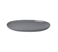 Plat de service RO 30 x 18 cm, ovale, gris foncé, Blomus