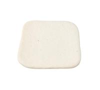 Plat de service SHELL WHITE 25 x 25 cm, blanc, céramique, MIJ