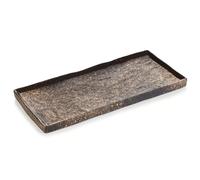 Plat de service SOLSTICE 30 x 13,5 cm, or, porcelaine, Revol
