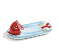 Plat En Forme Poisson Mignon, style to 2, Rouge | Créatif, Illustré, Plat Service, pour snack