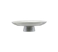 Plat en grès gris/bleu, assiette de présentation, rond, finition glacée - House Doctor, Rustic - Ø32x8.3 cm