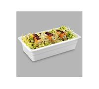 Plat en Mélamine Blanc GN 1/4 H 65 mm