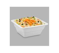 Plat en Mélamine Blanc GN 1/6 H 65 à 100 mm