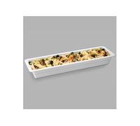 Plat en Mélamine Blanc GN 2/4 H 20 à 65 mm