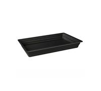 Plat en Mélamine Noir GN 1/1 H 20 à 65 mm