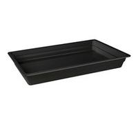 Plat en Mélamine Noir GN 1/1 H 20 à 65 mm Pujadas Noir G