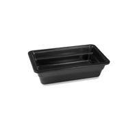 Plat en Mélamine Noir GN 1/5 H 65 mm