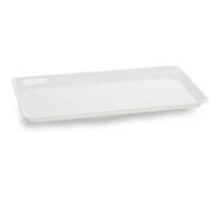 Plat en Plexiglas grande surface Blanc 410x210x17mm