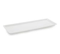 Plat en Plexiglas grande surface Blanc 580x205x17mm