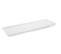 Plat en Plexiglas grande surface Blanc 760X265X17mm