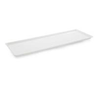 Plat en Plexiglas grande surface Blanc 760X265X17mm