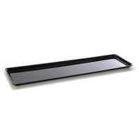 Plat en Plexiglas grande surface Noir 580x205x17mm Matériel CHR Pro 6
