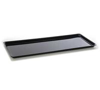 Plat en Plexiglas grande surface Noir 670x270x17mm