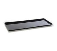 Plat en Plexiglas grande surface Noir 670x270x17mm