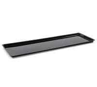 Plat en Plexiglas grande surface Noir 760x265x17mm