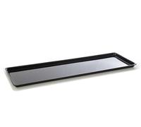 Plat en Plexiglas grande surface Noir 830x270x17mm