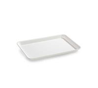 Plat en Plexiglas rectangulaire avec coins arrondis Blanc 310x210x17mm