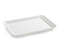 Plat en Plexiglas rectangulaire avec coins arrondis Blanc 310x210x17mm