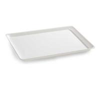 Plat en Plexiglas rectangulaire avec coins arrondis Blanc 325x225x17mm Matériel CHR Pro 1