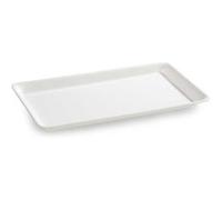 Plat en Plexiglas rectangulaire avec coins arrondis Blanc 350x200x17mm