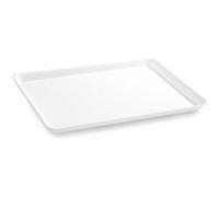 Plat en Plexiglas rectangulaire avec coins arrondis Blanc 410x305x17mm Matériel CHR Pro 1