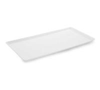 Plat en Plexiglas rectangulaire avec coins arrondis Blanc 595x295x17mm Matériel CHR Pro 1